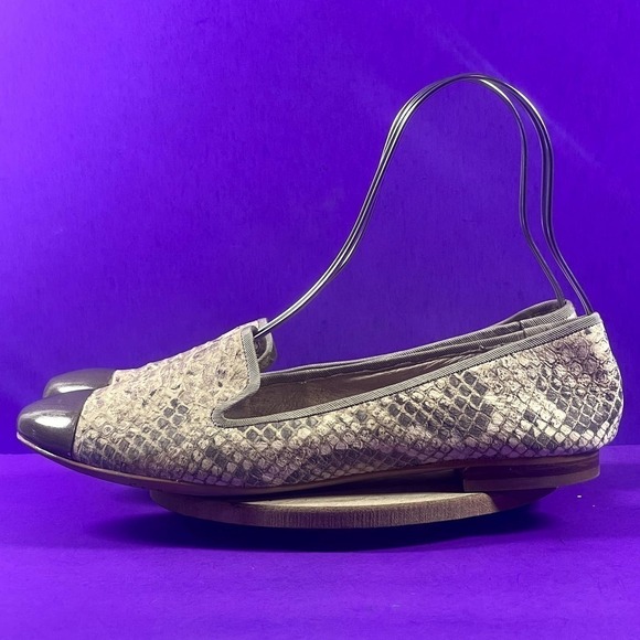 Sam Edelman Women's Snake Print ASTER Leather Loafers Flats Shoe Size 8.5 - Picture 3 of 9